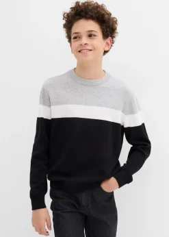 bonprix Pull en fine maille 100% coton|Enfant Vêtements Enfant|Garçons 9-16 Ans·Pulls & Sweats