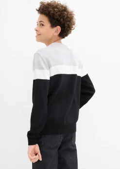 bonprix Pull en fine maille 100% coton|Enfant Vêtements Enfant|Garçons 9-16 Ans·Pulls & Sweats