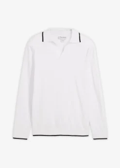 Homme bonprix Pulls & Gilets|Pull en fine maille à détails contrastants