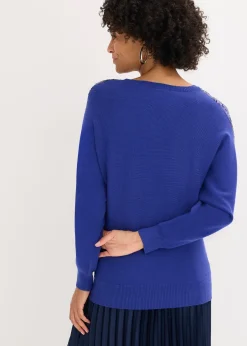 bonprix Pull en fine maille à sequins|Femme Maille|Pulls & Gilets