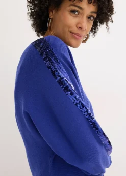 bonprix Pull en fine maille à sequins|Femme Maille|Pulls & Gilets