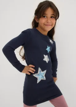 Enfant bonprix Vêtements Enfant|Filles 2-8 Ans·Pulls & Sweats|Pull en fine maille à sequins