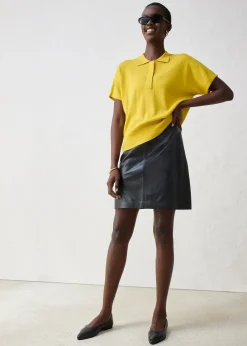 bonprix Pull en fine maille avec col polo|Femme Maille|Premium