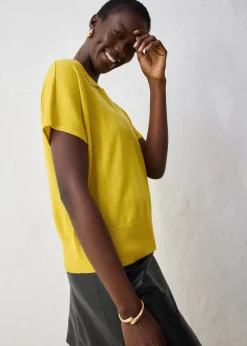 bonprix Pull en fine maille avec col polo|Femme Maille|Premium