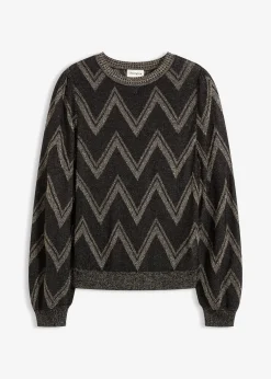 Femme bonprix Maille|Pulls & Gilets|Pull en fine maille brillante