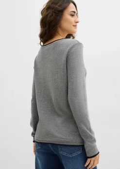 Femme bonprix Maille|Pulls & Gilets|Pull en fine maille de coton mélangé