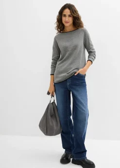 Femme bonprix Maille|Pulls & Gilets|Pull en fine maille de coton mélangé