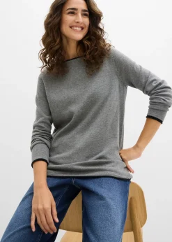 Femme bonprix Maille|Pulls & Gilets|Pull en fine maille de coton mélangé