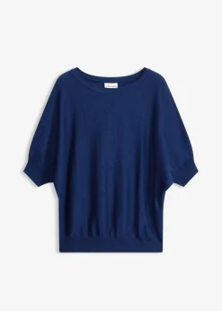 bonprix Pull en fine maille de coton mélangé|Femme Maille|Pulls & Gilets