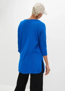 Femme bonprix Maille|Pulls & Gilets|Pull en fine maille manches 3/4