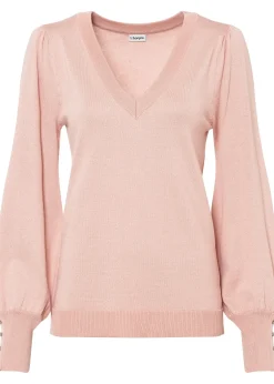 Femme bonprix Pulls & Gilets|Maille|Pull en fine maille, viscose majoritaire