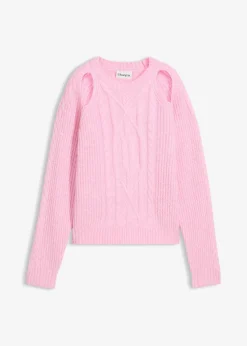 bonprix Pull en grosse maille à motif torsadé|Femme Maille|Pulls & Gilets