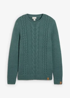 bonprix Pull en grosse maille à motif torsadé|Homme Pulls & Gilets