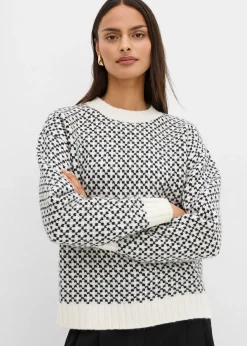 bonprix Pull en grosse maille avec laine|Femme Maille|Pulls & Gilets