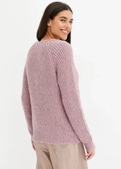 bonprix Pull en grosse maille avec fil brillant|Femme Maille|Pulls & Gilets