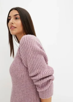 bonprix Pull en grosse maille avec fil brillant|Femme Maille|Pulls & Gilets