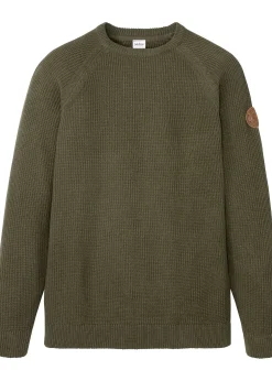 bonprix Pull en grosse maille avec coton recyclé|Homme Pulls & Gilets