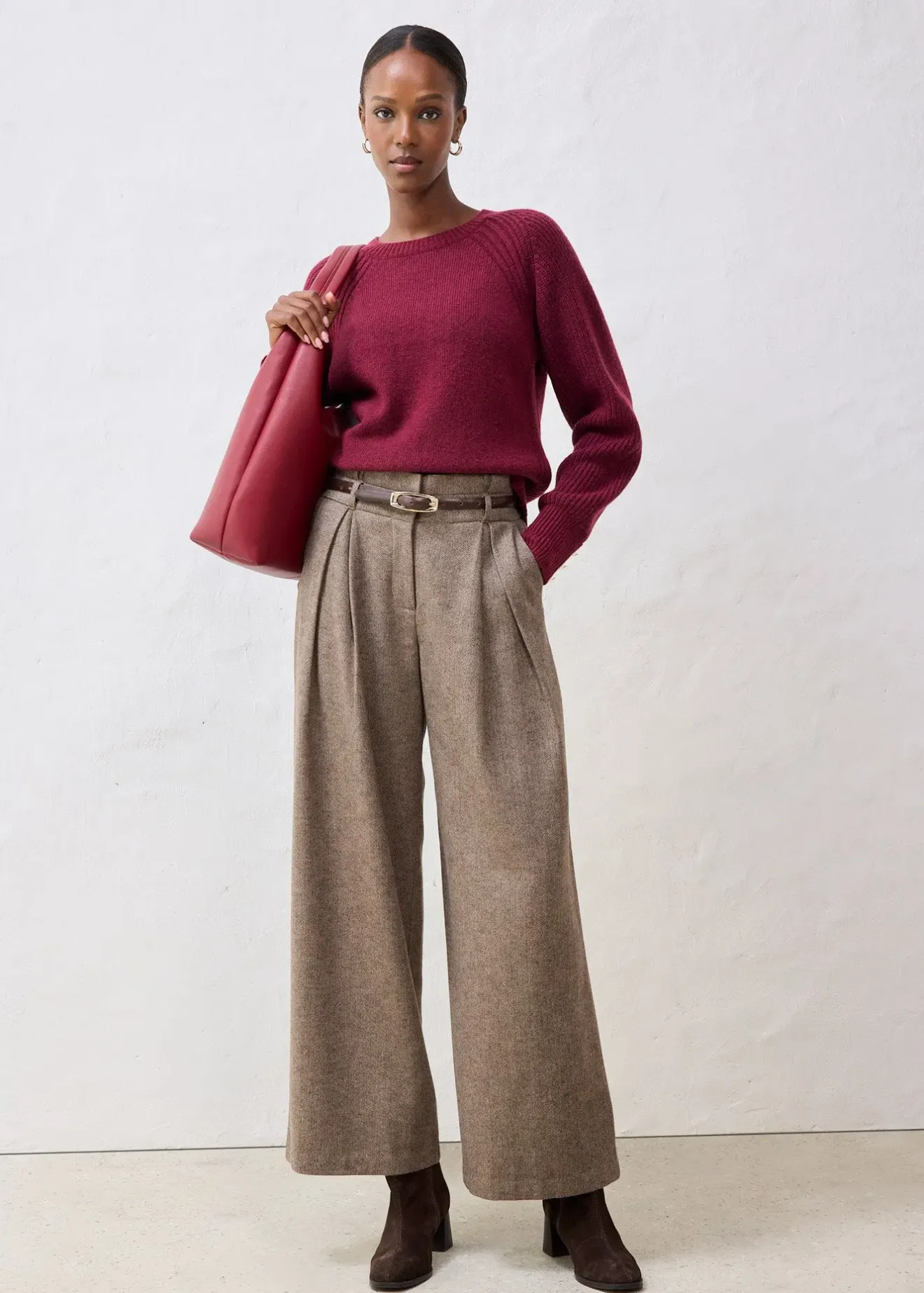 bonprix Pull en laine|Femme Maille|Premium