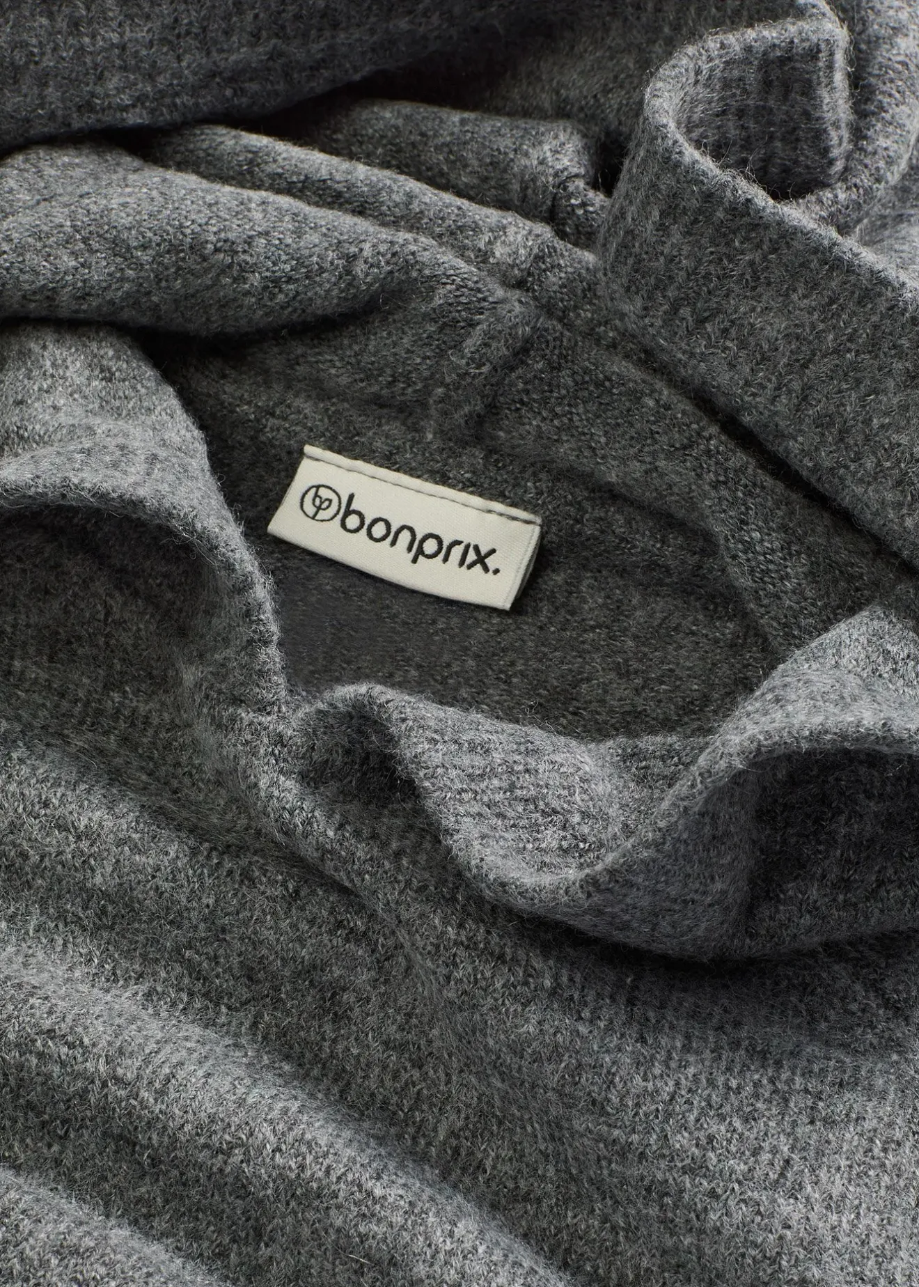 bonprix Pull en maille à capuche|Femme Maille|Pulls & Gilets