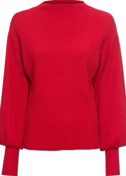 Femme bonprix Maille|Pulls & Gilets|Pull en maille à manches ballon