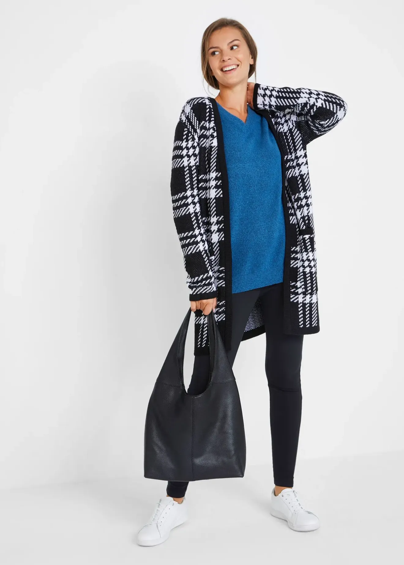 Femme bonprix Maille|Pulls & Gilets|Pull en maille col V