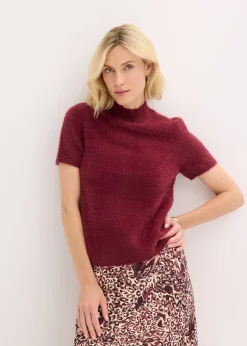 Femme bonprix Maille|Pulls & Gilets|Pull en maille poilue