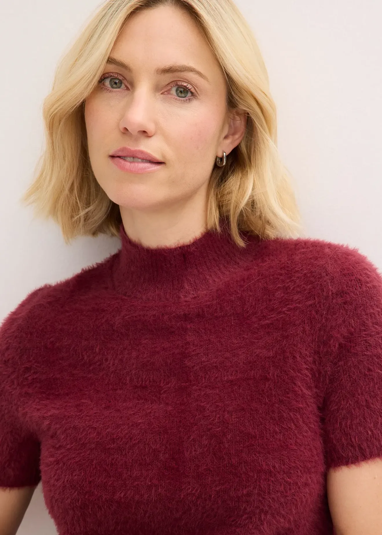 Femme bonprix Maille|Pulls & Gilets|Pull en maille poilue