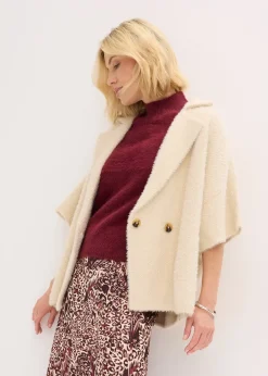 Femme bonprix Maille|Pulls & Gilets|Pull en maille poilue