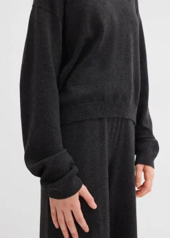 Enfant bonprix Vêtements Enfant|Filles 9-16 Ans·Pulls & Sweats|Pull et pantalon en fine maille (ens. 2 pces), viscose majoritaire