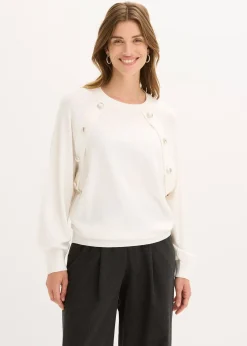 bonprix Pull fluide en fine maille de viscose mélangée|Femme Maille|Pulls & Gilets