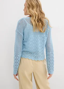 Femme bonprix Maille|Pulls & Gilets|Pull léger en maille ajourée