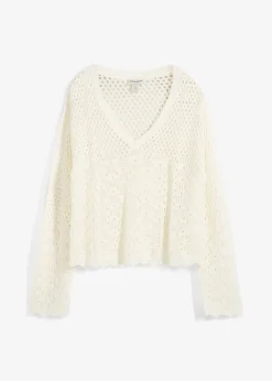 bonprix Pull léger en maille ajourée|Femme Maille|Pulls & Gilets