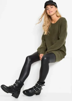 bonprix Pull long à boutons|Femme Maille|Pulls & Gilets