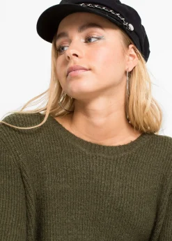 bonprix Pull long à boutons|Femme Maille|Pulls & Gilets