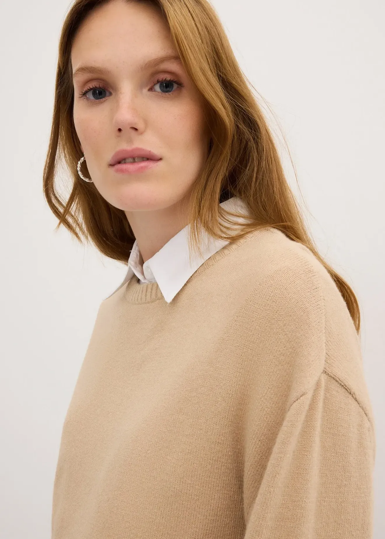 Femme bonprix Maille|Pulls & Gilets|Pull long en fine maille fendu sur les côtés