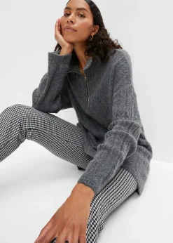 Femme bonprix Maille|Pulls & Gilets|Pull long en maille torsadée