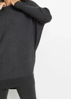 Femme bonprix Maille|Pulls & Gilets|Pull long en viscose mélangée