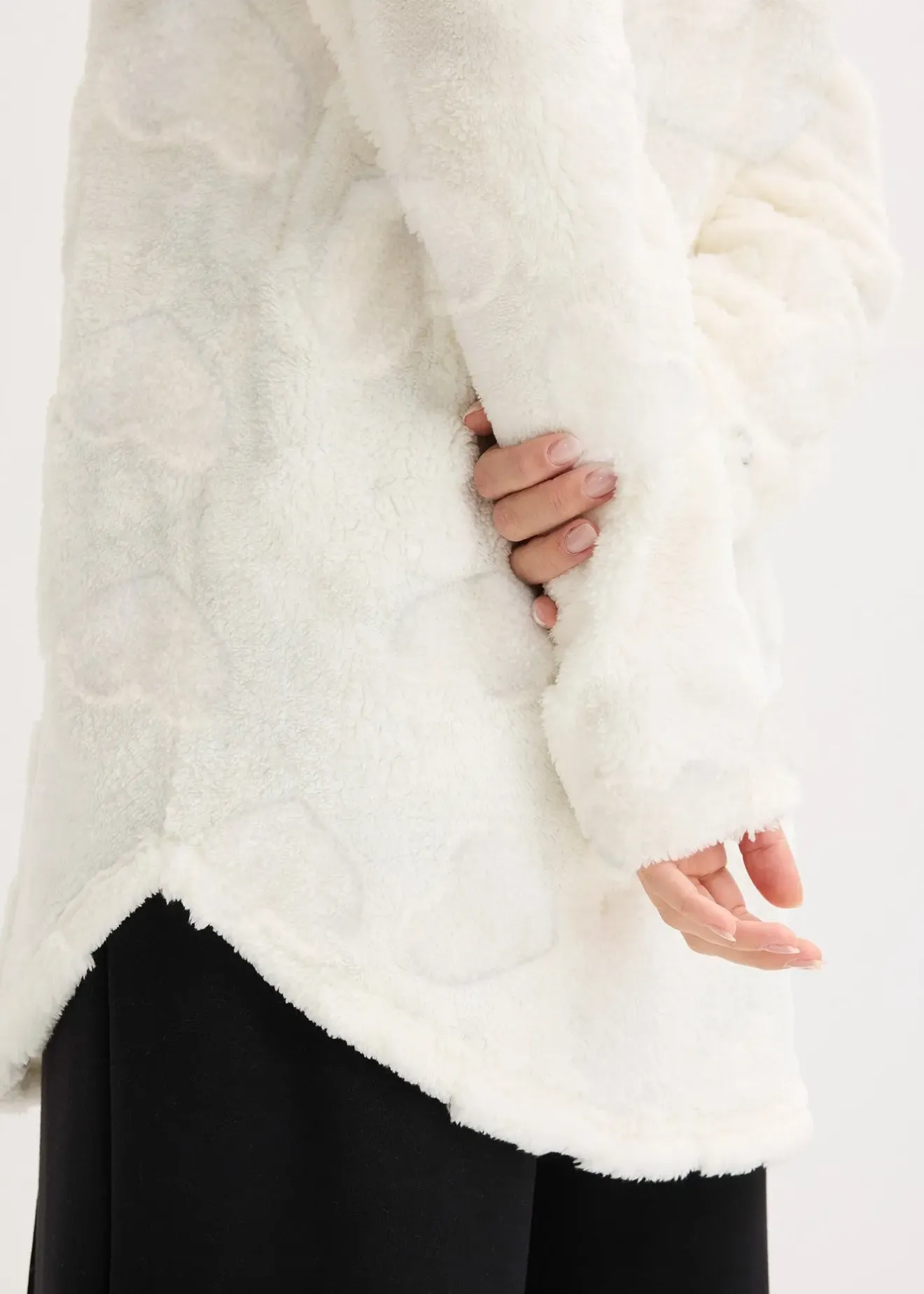 Femme bonprix Homewear|Lingerie Nuit|Pull long oversize à motif cœurs