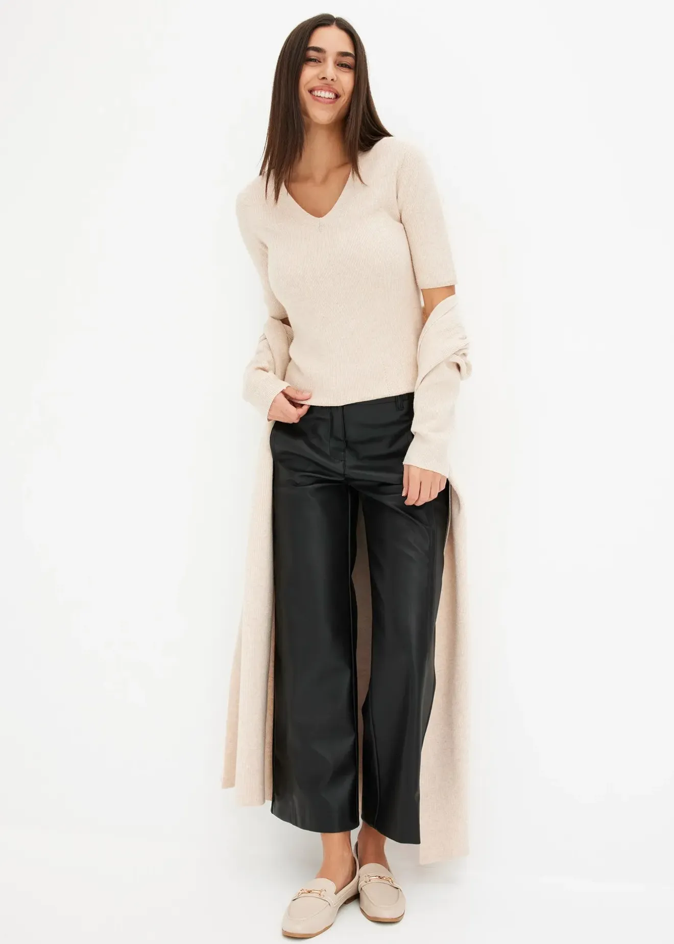 Femme bonprix Maille|Pulls & Gilets|Pull manches courtes côtelé