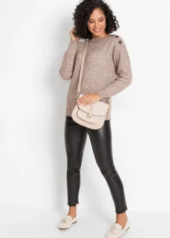 bonprix Pull oversize à boutons|Femme Maille|Pulls & Gilets