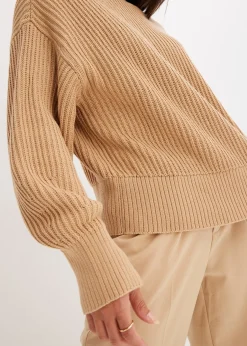 Femme bonprix Maille|Pulls & Gilets|Pull oversize 100% coton