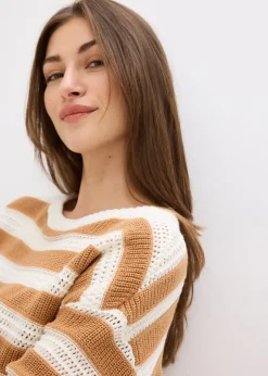 Femme bonprix Maille|Pulls & Gilets|Pull oversize 100% coton