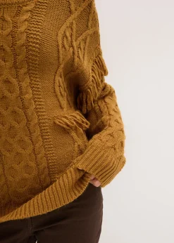 Femme bonprix Maille|Pulls & Gilets|Pull oversize à franges