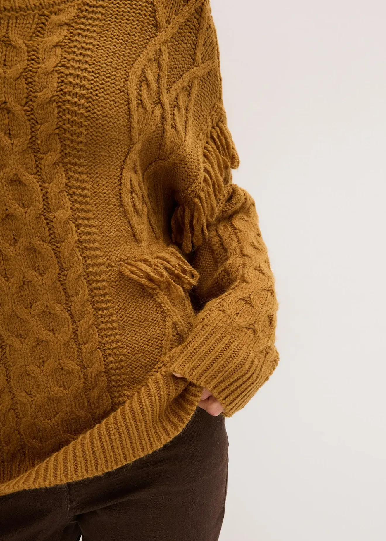 Femme bonprix Maille|Pulls & Gilets|Pull oversize à franges