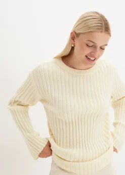 Femme bonprix Maille|Pulls & Gilets|Pull oversize côtelé