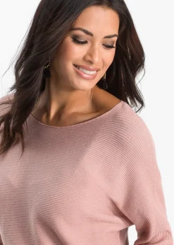 Femme bonprix Maille|Pulls & Gilets|Pull oversize côtelé