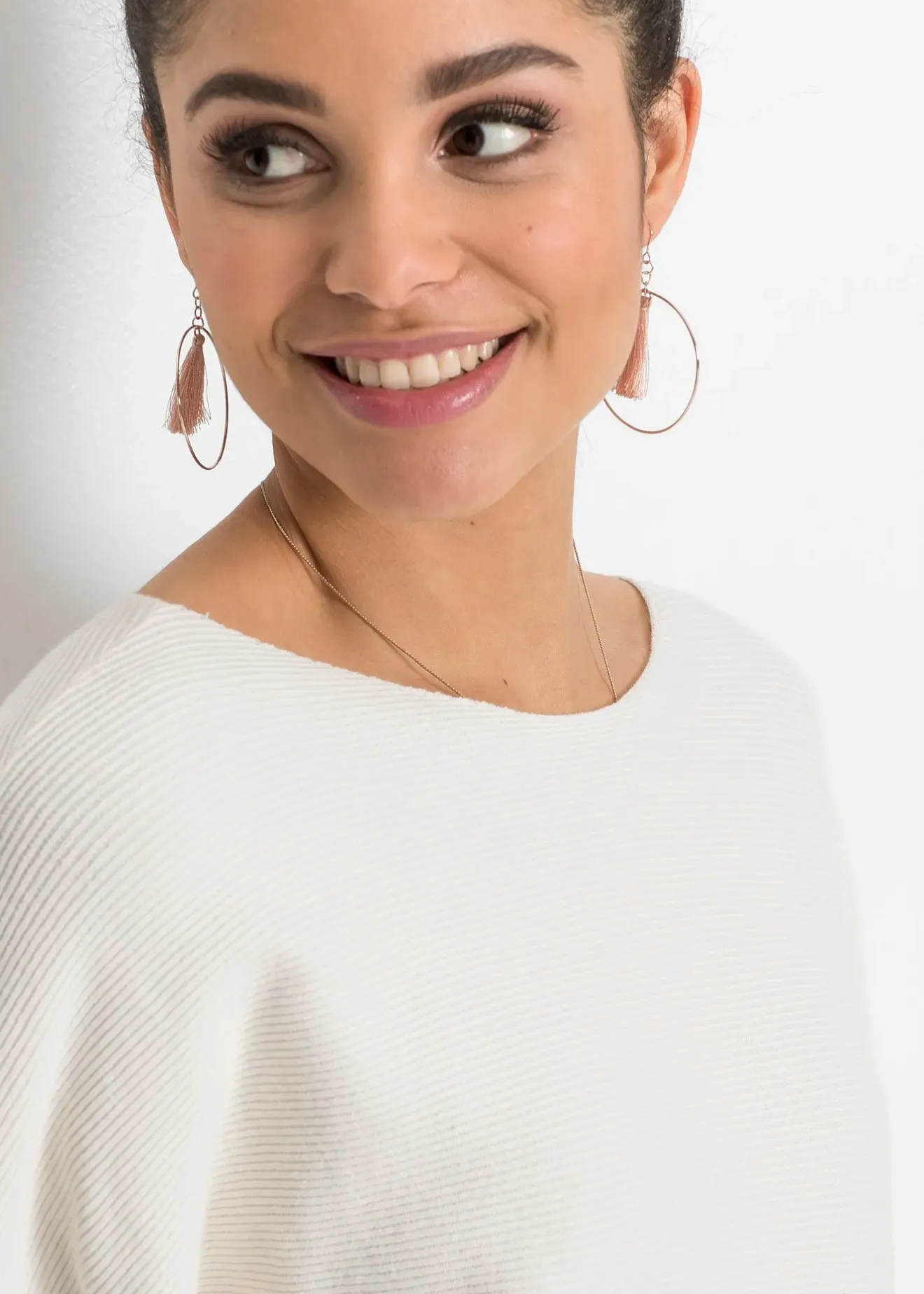 Femme bonprix Maille|Pulls & Gilets|Pull oversize côtelé