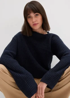 Femme bonprix Maille|Pulls & Gilets|Pull oversize côtelé