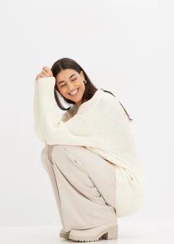 bonprix Pull oversize en laine mélangée|Femme Maille|Pulls & Gilets