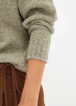 bonprix Pull oversize en maille bouclette|Femme Maille|Pulls & Gilets